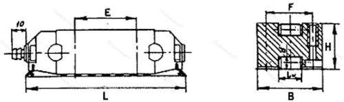 Модификация подшипника 6-2226М размер 130x230x40