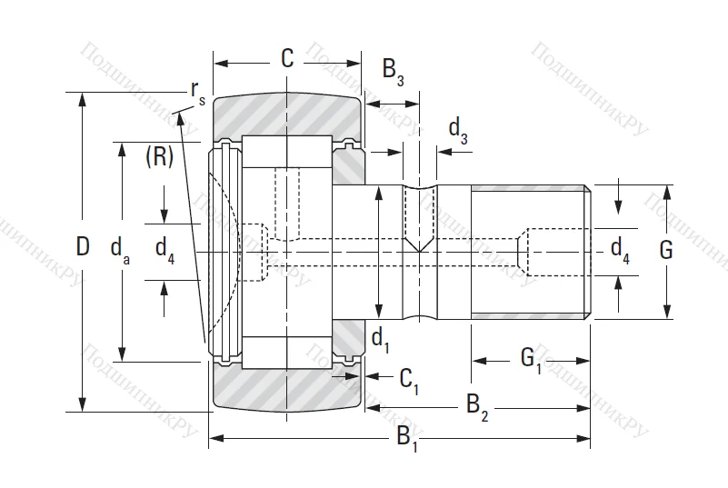 Подшипник NUKR 62 2SK