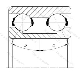 Модификация подшипника 3056207Ю размер 35x72x27