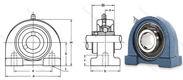 Подшипниковый узел UCPA 210