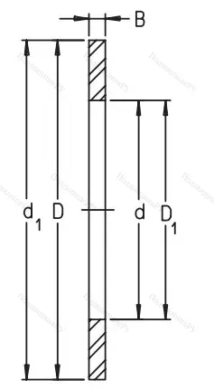 Игольчатый подшипник кольцо упорное LS 1226