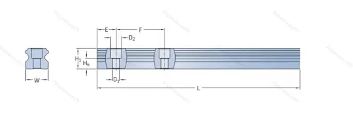 Направляющая LLTHR 15 P 5 в Кургане