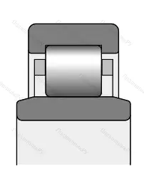 Модификация подшипника 672322М размер 110x240x80 от производителя  ЕПК