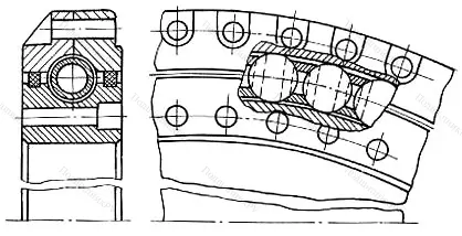 Модификация подшипника 3689/1085 размер 1084,8x1300x70