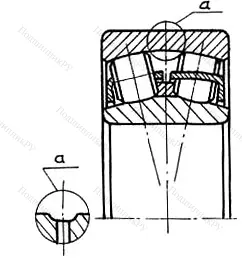Модификация подшипника 53528Н размер 140x250x68 ГПЗ-11