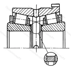 Подшипник  2697709 размер 45x75x77,588