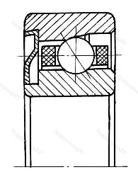 Модификация подшипника 2-606019Е размер 9x24x7 ГПЗ-4