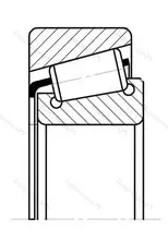 Модификация подшипника 7611 размер 55x120x45,5 ГПЗ-300