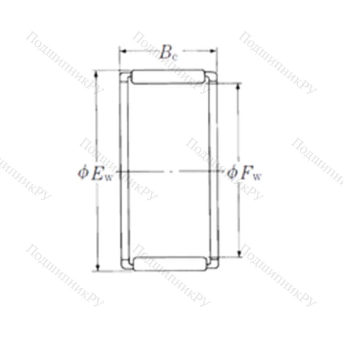 Подшипник игольчатый радиальный WJ-525824