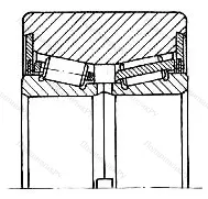 Модификация подшипника 537909КС17 размер 49x84x43