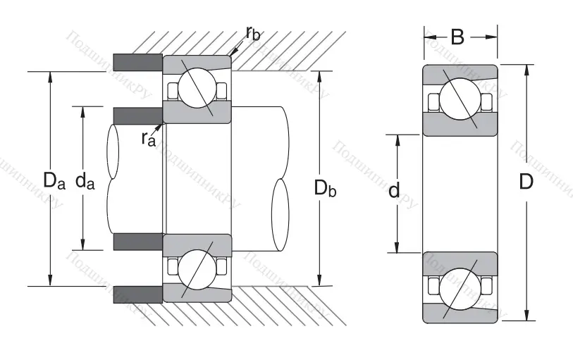 Сверхточный подшипник 7207 CTRSULP 3