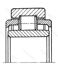 Модификация подшипника 6-2672832РУ размер 160x200x24/30