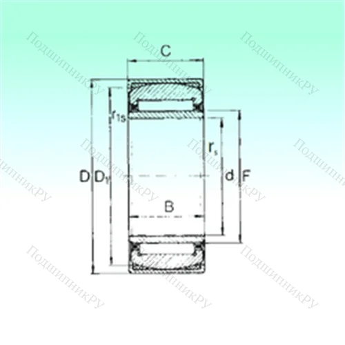 Подшипник игольчатый радиальный PNA 15/32
