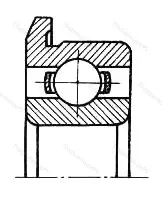 Модификация подшипника 26-830900АЕ1 размер 10,1x63x32,4 от производителя  ГПЗ-23