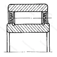 Подшипник  404705 размер 25x62x36/33