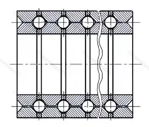Модификация подшипника 128718 размер 90x142x550 МПЗ