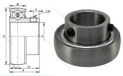 Корпусный подшипник SB 206