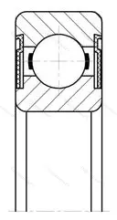 Подшипник 6204-2RS 1/P 63Q 6 размер 20x47x14 от производителя  SKF