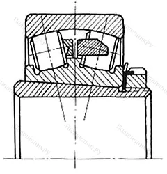 Модификация подшипника 13614 размер 70x170x58/78 ГПЗ-6