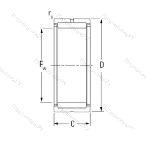 Подшипник игольчатый радиальный NK 28/20