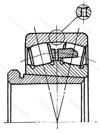 Подшипник  73515 размер 75x170x58/75