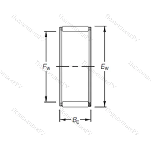 Подшипник игольчатый радиальный K 25X 37X 20H