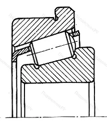 Модификация подшипника 67204А размер 20x47x15,25