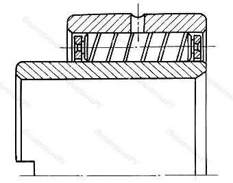 Подшипник  15216 размер 80x140x67/86