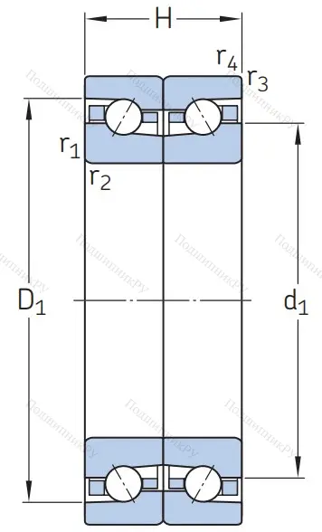 Сверхточный подшипник BTM 130 ATN 9/P 4CDBA