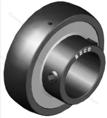 Высокотемпературный корпусной подшипник UC 201 BHTS ZZ 280° BECO в Кургане