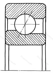Модификация подшипника 6-766907Ю размер 36x52x8