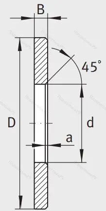 Игольчатый подшипник кольцо упорное LS 1730 от производителя  INA