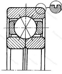 Подшипник  1176720 размер 100x165x30