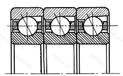 Подшипник 3x7322BEP/TT 