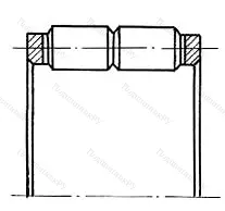 Подшипник  252908 размер 38x54x40