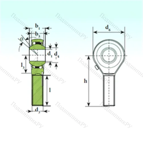 Подшипник шариковый радиальный самоцентрирующийся TSM 12 BB-O