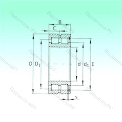 Подшипник роликовый радиальный SL 185030