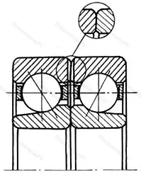 Модификация подшипника 1000952Л размер 260x360x46 ГОСТ 520-89