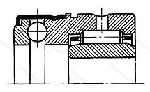 Модификация подшипника 5-484078-K 1 размер