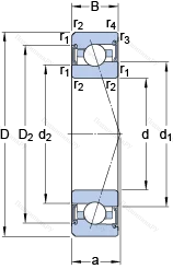 Подшипник S 7007 ACE/HCP 4BVG 275