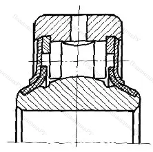 Подшипник  303207 размер 35x72x17/27 от производителя  ГПЗ-3