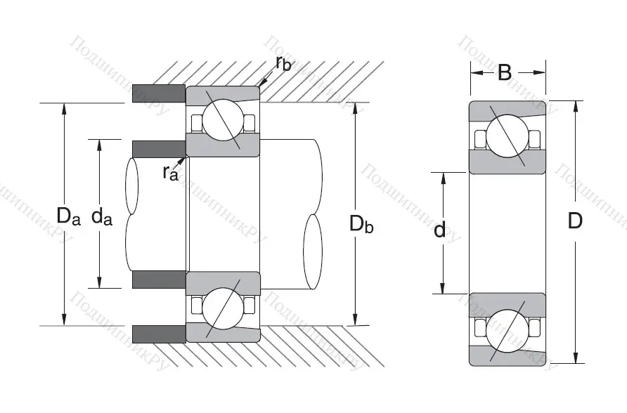 Сверхточный подшипник 7012 A 5TRSULP 3