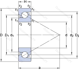 Подшипник BSD 4575 C