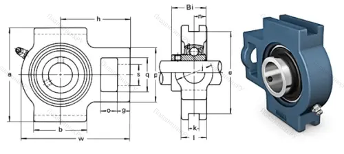 Подшипниковый узел UCT 216 в Кургане