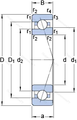 Подшипник 7012 ACE/P 4A