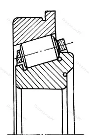 Модификация подшипника 679/622А размер 622,3x725,487x46