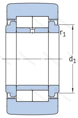 Игольчатый подшипник NUTR 2052 A от производителя  SKF