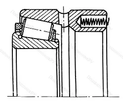 Модификация подшипника 17724Л1 размер 120x180x88,65
