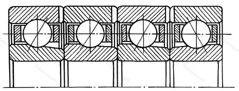Подшипник 7340BQUL размер 200x420x320
