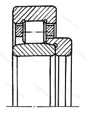 Модификация подшипника 52618ЛМ размер 90x190x76/64